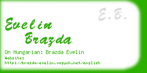 evelin brazda business card